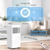 image10000 BTUs Portable Air Conditioners with coolingdehumidificationfansleep mode4IN1 Portable AC with 24H Timer ampamp Remote Control ampamp Window Kit10 000BTUs with Remote Control