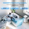 image10000 BTUs Portable Air Conditioners with coolingdehumidificationfansleep mode4IN1 Portable AC with 24H Timer ampamp Remote Control ampamp Window Kit10 000BTUs with Remote Control