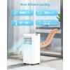 image10000 BTUs Portable Air Conditioners with coolingdehumidificationfansleep mode4IN1 Portable AC with 24H Timer ampamp Remote Control ampamp Window Kit8000 BTUs With Drain Hose