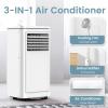 image12000 BTU Portable Air Conditioners Portable AC Unit for Room Cools up to 550 sqft 3in1 Free Standing Cooling AC Unit with Fan ampamp Dehumidifier Sleep Mode24H Timer Automatic LouverWhite