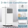 image12000 BTU Portable Air Conditioners Portable AC Unit for Room Cools up to 550 sqft 3in1 Free Standing Cooling AC Unit with Fan ampamp Dehumidifier Sleep Mode24H Timer Automatic LouverWhite