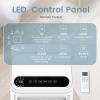 image12000 BTU Portable Air Conditioners Portable AC Unit for Room Cools up to 550 sqft 3in1 Free Standing Cooling AC Unit with Fan ampamp Dehumidifier Sleep Mode24H Timer Automatic LouverWhite