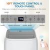 image12000 BTUs Portable Air Conditioner with coolingdehumidificationfansleep mode 4IN1 Portable AC with 24H Timer ampamp Remote Control ampamp Window Kit Visit the Electactic Store13000 BTUs