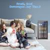 image17 Cuft Beverage Refrigerator Cooler 68 Can Mini Fridge Glass Door with Adjustable Shelves Digital Temperature Display Freestanding Small Drink Fridge for Home Office or BarBlack32 Cuft