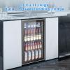 image28 Bottle15 Inches Wine Fridge Refrigerator for Red White Champagne Beer Temperature Range 41F68F Freestanding Builtin Dual Zone28 Silver27 CUFT