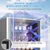 image28 Bottle15 Inches Wine Fridge Refrigerator for Red White Champagne Beer Temperature Range 41F68F Freestanding Builtin Dual Zone28 Silver27 CUFT