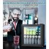 image50 Cans Beverage Refrigerator Cooler 13 Cuft Mini Fridge Countertop Drink Cooler with Glass Door for Beer SodaWine Adjustable Digital Temperature Control for Home Dorm Bar BlackBlack