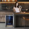 image50 Cans Beverage Refrigerator Cooler 13 Cuft Mini Fridge Countertop Drink Cooler with Glass Door for Beer SodaWine Adjustable Digital Temperature Control for Home Dorm Bar BlackSilver