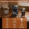 image5Cup Drip Coffee Maker with 24H Programmable Timer Delay Brew Keep Warm Plate 25oz Water Reservoir AutoShut Reusable filter Overheatprotection Ideal for HomeOfficeOutsideBlackMechanical