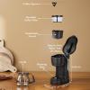 image5Cup Drip Coffee Maker with 24H Programmable Timer Delay Brew Keep Warm Plate 25oz Water Reservoir AutoShut Reusable filter Overheatprotection Ideal for HomeOfficeOutsideBlackMechanical