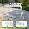 imageFood Grade 304 Stainless Steel BBQ Grill Table fits Tabletop Griddle Outdoor Grill Table with 4 Foldable Legs Portable Grill Stand for RV Camping TailgatingFit 20 Griddle