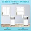 imagePortable Air Conditioner 10000 BTU Cools Up to 450 Sq Ft 3in1 Modes Portable AC Unit Remote Control LED Display Auto Shutoff AC with Window Kits for Bedroom Home Office White10000 BTU