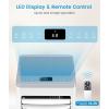 imagePortable Air Conditioner 10000 BTU Cools Up to 450 Sq Ft 3in1 Modes Portable AC Unit Remote Control LED Display Auto Shutoff AC with Window Kits for Bedroom Home Office White10000 BTU with Auto Shutoff