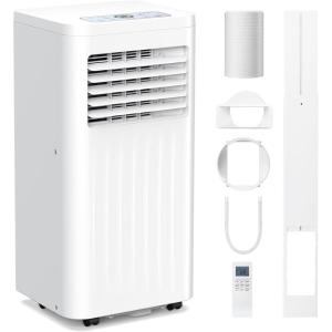 image10000 BTUs Portable Air Conditioners with coolingdehumidificationfansleep mode4IN1 Portable AC with 24H Timer ampamp Remote Control ampamp Window Kit10 000BTUs with Remote Control