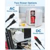 image4L6 Cans Mini Fridge Portable Compact Refrigerator Small Skin Care Fridge Food and Drinks Small Cooler for Bedroom Dorm Car Office WhiteCooling  Heating