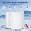 imageSkincare Fridge With Builtin LED Light Mirror 4L Compact Mini Refrigerator ACDC Portable 6 Can Small Cosmetics Cooler for Makeup Beverage Food Bedroom Office ampamp Dorm BlackWhite