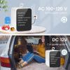 imageSkincare Fridge With Builtin LED Light Mirror 4L Compact Mini Refrigerator ACDC Portable 6 Can Small Cosmetics Cooler for Makeup Beverage Food Bedroom Office ampamp Dorm BlackWhite