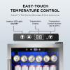 imageMini Fridge 130 Can Beverage Refrigerator Cooler 32 CuFt Drink Fridge forSoda Wine Beer Digital Temperature Control Cooler for Home Dorm Bar32 CUFT