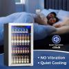 imageMini Fridge 130 Can Beverage Refrigerator Cooler 32 CuFt Drink Fridge forSoda Wine Beer Digital Temperature Control Cooler for Home Dorm Bar32 CUFT