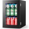 imageMini Fridge 130 Can Beverage Refrigerator Cooler 32 CuFt Drink Fridge forSoda Wine Beer Digital Temperature Control Cooler for Home Dorm Bar06 CUFT