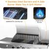 imageGas GrillHeavyDuty Stainless Steel BBQ Grill4 Burner Gas Grill with Side Burner42000 BTU Propane Grill for Outdoor CookingBarbecueGarden and Patio BackyardAll stainless steel 4Burner Grills