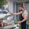 imageGas GrillHeavyDuty Stainless Steel BBQ Grill4 Burner Gas Grill with Side Burner42000 BTU Propane Grill for Outdoor CookingBarbecueGarden and Patio BackyardAll stainless steel 4Burner Grills