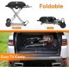imagePortable Propane Gas Grill 15000 BTU Foldable Outdoor Grill with 348 Sq In Grilling Area for Camping BBQ Parties Backyard Beach Outings