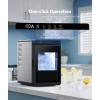 image16quot Large Cube Ice Maker CountertopProduces 9 Crystal Clear Cubic Ice per Hour24H TimerPortable SelfCleaning Ice Maker for WhiskeyCocktailsand Iced BeveragesETL ListedBlackBlack