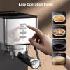 imageEspresso Machine 20 Bar with Rapid Cold Brew  Hot ampamp Iced Coffee Maker Builtin Steam Wand Touch Screen 37oz Water Tank Perfect for Lattes Cappuccinos and Gift for Coffee Lovers