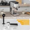 imageEspresso Machine with Builtin Grinder Professional 20 Bar Cappuccino ampamp Latte Machines with Milk Frother 3in1 Stainless Steel Espresso Coffee Maker for Home Office or CafeSilver