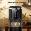 imageSingle Serve Coffee Maker 2 in 1 Coffee Machine for KCup ampamp Ground Coffee 6 to 14oz Brew Sizes Pod Coffee Makers with 40oz Removable Water Reservoir LCD Screen Selfcleaning for HomeSingle Cup