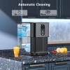 imagePortable Nugget Ice Maker Countertop SelfDispensing Pebble Ice Maker 44 lbsDay Soft Chewable Pellet Ice Machine for Home Kitchen Bar Single Button Operation Compact Design Ice Making MachineBlack