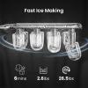 imagePro Ice Maker Fresh Ice On Demand in 6 Mins 265 lbsDay SelfCleaning ampamp UltraQuiet Perfect for Home Bars Kitchens ampamp OfficesDark PurpleLight Grey