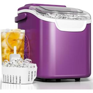 imagePro Ice Maker Fresh Ice On Demand in 6 Mins 265 lbsDay SelfCleaning ampamp UltraQuiet Perfect for Home Bars Kitchens ampamp OfficesDark PurpleDark Purple