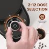 imageAutomatic Coffee Grinder Electric Burr OneTouch Grinder with 35 Grind Settings for DripEspressoPourOverColdBrew 212 Cup Dose Selection Coffee Grinders for HomeOffice
