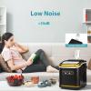 imageIce Maker Machine Countertop Portable Compact Small Bullet Ice Maker with Self Cleaning9 Cubes in 6 Mins26lbs in 24Hrs for Home and KitchenBlackBlack