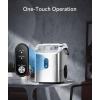 imageNugget Ice Makers Countertop Pellet Ice Maker Machine with Soft Chewable Ice 34lbsDay OneClick Operation Pebble Ice Maker Countertop with SelfCleaning for HomeOfficeRVCampingSilver