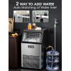 imageCommercial Ice Maker2025 Upgraded101lbs24H Stainless Steel Ice Machine with 33lbs Storage Capacity Auto SelfCleaning LED Digital Display 45 Ice Cubes in 12 MinsHomeBarRestaurant101LBSDAY