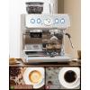 image20 Bar Espresso Machine with Grinder ampamp Milk Frother Steam Wand 58mm Expresso Coffee machines Stainless Steel Coffee Maker for Cappuccino and Latte Perfect for Home and Caf Use