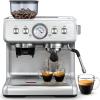 image20 Bar Espresso Machine with Grinder ampamp Milk Frother Steam Wand 58mm Expresso Coffee machines Stainless Steel Coffee Maker for Cappuccino and Latte Perfect for Home and Caf Use