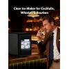 imageCrystal Clear Cubic Ice Maker Produces 9 Large 16quot Clear Ice Cubes per Hour24H Timer SelfCleaning5 Ice Cube Sizes for Cocktails Whiskey ampamp Bourbon