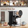imageEspresso Machine 20 Bar Super Compact Espresso Maker Stainless Steel with Touch Screen 3 in 1 Professional Espresso Maker Automatic Milk Frother for Cappuccino Gift for Women or Men