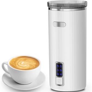 imageMilk Frother 6in1 Electric Milk Steamer 85oz250ml Automatic Warm and Cold Foam Maker and Milk Warmer for Latte Cappuccinos Macchiato From the Makers of Instant 400W BlackWhite