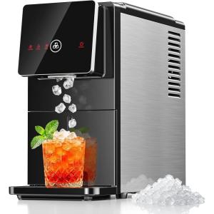 imageNugget Ice Makers CountertopPortable Ice Maker with SelfCleaning35Lbs Per DayAutomatic Ice Drop DesignOneClick Operation18L Water Tank15Lbs Ice Storagefor MultiScenario Use