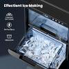image:imageElectactic Crescent Luna Ice Maker Countertop  28Lbs24H 16 Cubes in 6 Mins Adjustable Thickness AutoClean amp Smart Reminders 18L Portable Ice Machine for Home Kitchen Office RV