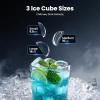 image:imageElectactic Crescent Luna Ice Maker Countertop  28Lbs24H 16 Cubes in 6 Mins Adjustable Thickness AutoClean amp Smart Reminders 18L Portable Ice Machine for Home Kitchen Office RV