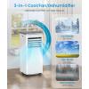 image:imagePortable Air Conditioner 8000 BTU ASHRAE 3in1 Mode AC Cools Up to 350 Sq Ft LED Display amp Remote Control 24H Timer AC Unit with Window Kits for BedroomDormOfficeWhite10000 BTU with Auto Shutoff