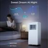 image:imagePortable Air Conditioner 8000 BTU ASHRAE 3in1 Mode AC Cools Up to 350 Sq Ft LED Display amp Remote Control 24H Timer AC Unit with Window Kits for BedroomDormOfficeWhite8000 BTU with 24H Timer