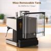 image:image20 Bar Espresso Machine with Builtin AntiClog Coffee Grinder Expresso Coffee Machines with Milk Steam WandFrotherTamping ToolsEspresso Maker with Grinder for LattesWhiteGloss Black