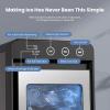 image:imageCountertop Ice Maker  26Lbs24H 8 Cubes in 6 Mins 12L Top Water Tank 2 Sizes Bullet Ice AutoClean amp LED Light Portable for Home Office Party